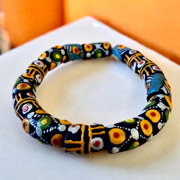 Stretch Bracelets Beads Gemstones Lot of 3 - Picture 7 of 10